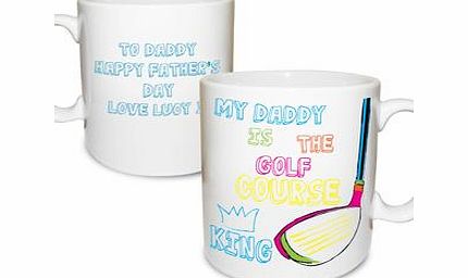 Personalised Golf Course King Mug