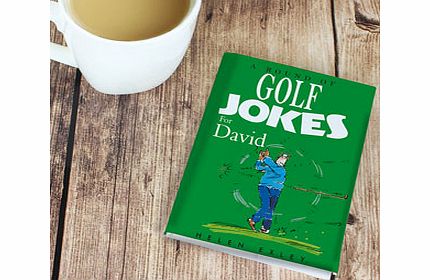 Personalised Golf Jokes Giftbook
