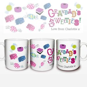 Personalised Grandads Sweeties Mug