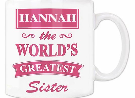Personalised Greatest Sister Mug