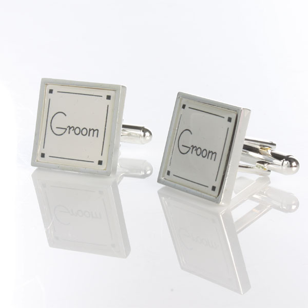 Personalised Groom Cufflinks