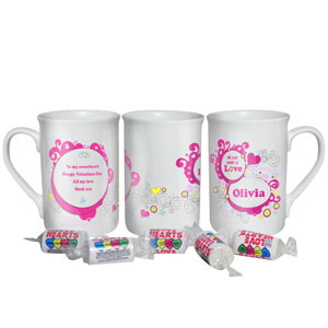 Personalised Groovy Doodle Love Mug