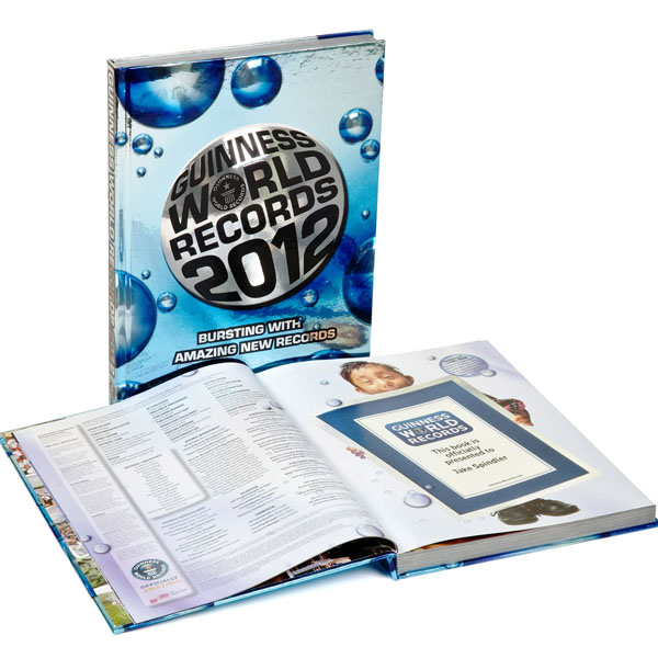 Personalised Guinness World Records Book