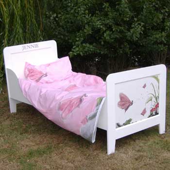 Hand Painted Fairy Design Childand#39;s Bed