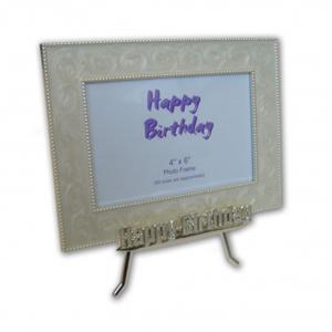 Personalised Happy Birthday Easel Photoframe