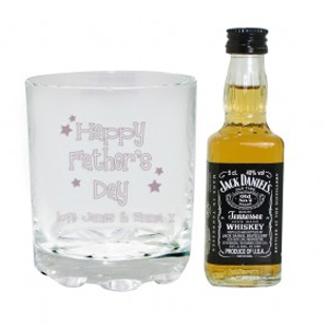personalised Happy Fathers Day Jack Daniels Gift