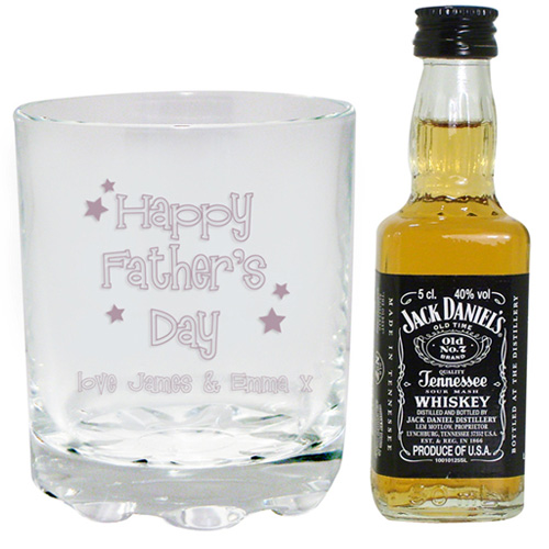Personalised Happy Fathers Day Jack Daniels