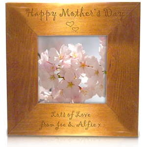 Happy Mothers Day Wooden Photo Frame