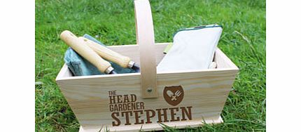Personalised Head Gardener Trug