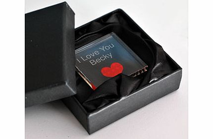 Personalised Heart Small Crystal Token