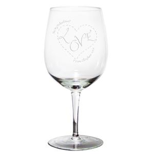 Heart Stitch Love Bottle of Wine