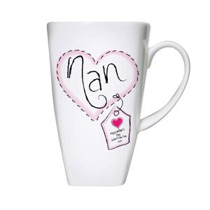 Heart Stitch Nan Tall Latte Mug