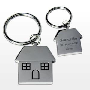 Personalised House Keyring