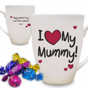 personalised I Heart My Mummy Mug