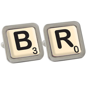 Personalised Inital and Age Cufflinks