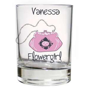 Personalised Juice Glass Wedding Bag