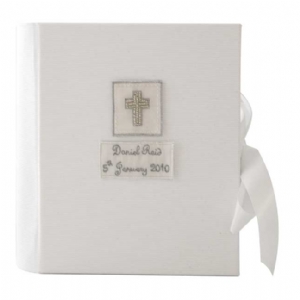 Keepsake Box - Silver Crucifix