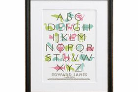 Personalised Kids Alphabet Print