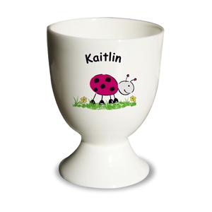 Personalised Ladybird Egg Cup