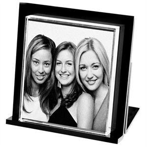 Laser Etched Crystal with Stand