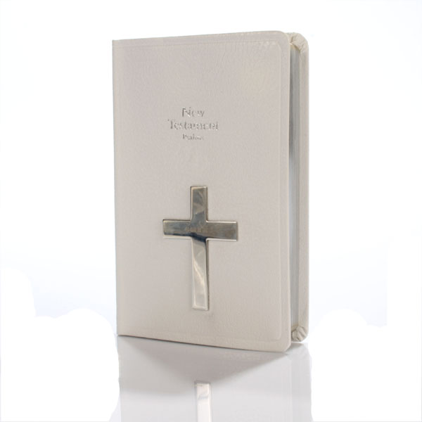 Leather Bible With Sterling Silver