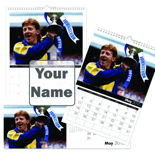 personalised Leeds Legends Calendar A3