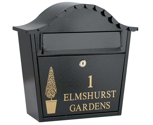 Personalised Letter Box Black review, compare prices, buy online
