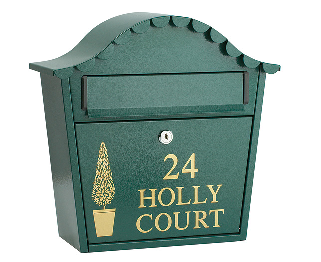 personalised Letter Box Green review, compare prices, buy online