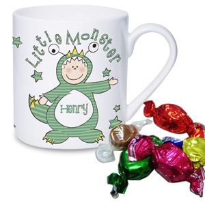 Little Monster Mug with Chocolates