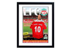 personalised Liverpool FC Magazine Cover (Framed)