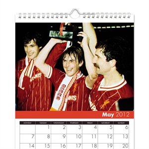 Personalised Liverpool Legends Football Calendar