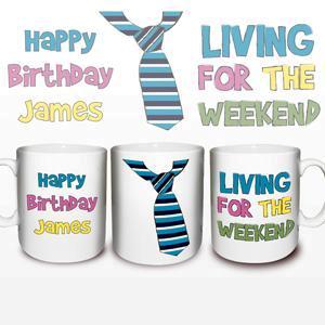 Personalised Living for the Weekend Mug
