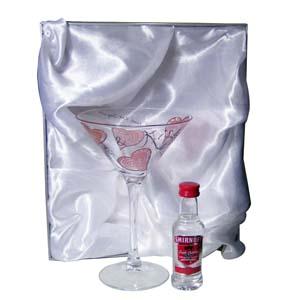 Personalised Love and Kisses Cocktail and Vodka