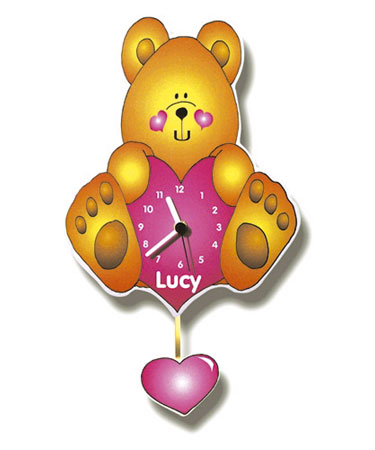 Personalised Love Bear Clock