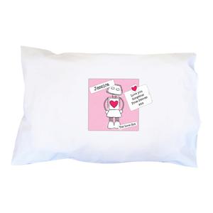 Personalised Love Bot Pillowcase