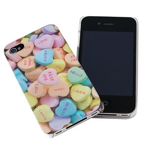 Personalised Love Hearts iPhone 4 Case