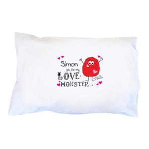 Personalised Love Monster Pillowcase