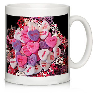 Personalised Loveheart Mug