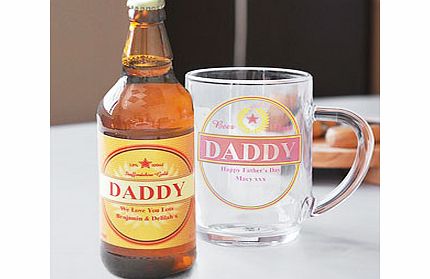 Personalised Luxury Beer and Tankard Set