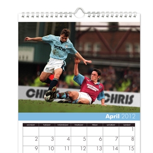 Personalised Man City Football Calendar