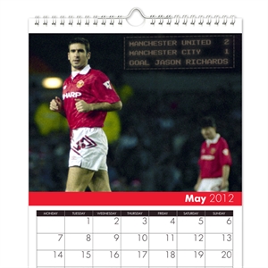 Personalised Man Utd Football Calendar
