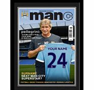 Personalised Manchester City Magazine Cover