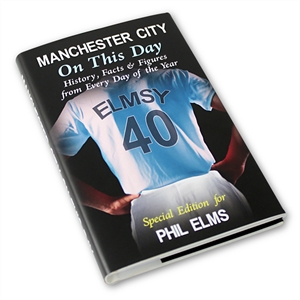 Personalised Manchester City On This Day Book