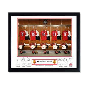 Personalised Manchester United FC Dressing Room