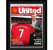 Personalised Manchester United Magazine Cover