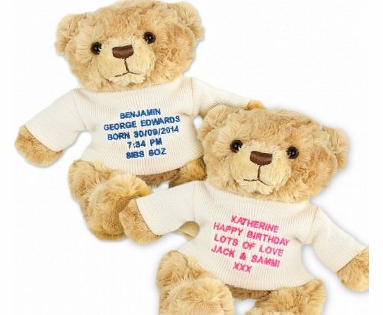 Personalised Message Teddy Bear