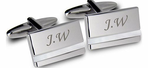 Personalised Mother Of Pearl Cufflinks