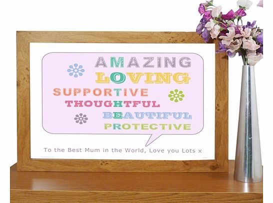 Personalised Mother Poster