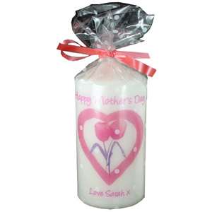 personalised Mothers Day Candle