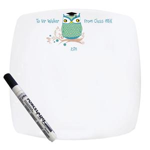 Personalised Mr Owl Message Plate
